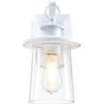 thumbnail image 5 of Revtronic Outdoor Porch Light w/ GFCI Outlet, Matte White Wall Mount Lantern for House Patio Garage, 5 of 7