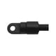 thumbnail image 4 of Tope de Extremo de Choque Negro de 4 Piezas para de Canoa de Kayak de 6 Mm Aparejo de Cuerda Elástica, 4 of 6
