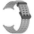 thumbnail image 2 of [Marrón Gris] Adecuado para Galaxy Watch 7 Ultra 47 Mm Mismo Correa Silicona Deportiva Correa Silicona Correa Océano (gris), 2 of 9