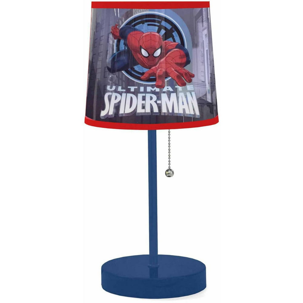 Marvel Spiderman Kids Room Stick Lamp