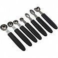 thumbnail image 1 of 7Pcs Stainless Steel Melon Baller Scoop Set for Cutting and Scooping Fruit Melons Cake, 1 of 5