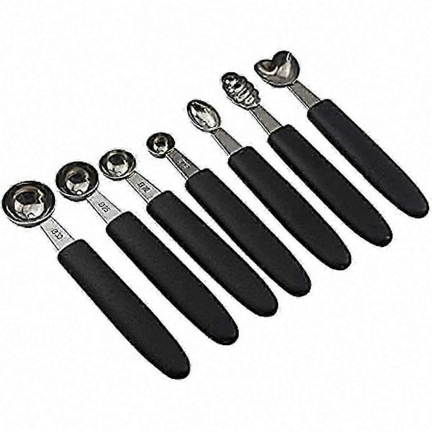 7Pcs Stainless Steel Melon Baller Scoop Set for Cutting and Scooping Fruit Melons Cake