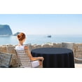thumbnail image 2 of Vargottam Nappe Ronde Intérieure/extérieure 58 Pouces Nappe Ronde Imperméable Nappes de Patio, Couvertures de Table Printemps/été pour Table Circulaire/jardins/pique-Niques - Bleu Marine Foncé, 2 of 7