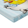thumbnail image 2 of Ambesonne Duck Fitted Sheet, Cartoon Mascot in Bathtub, Queen Size, Multicolor, 2 of 3
