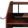 thumbnail image 3 of Spacious Cherry Computer Desk With Earphone Holder And Storage Space Headphone Organization, 3 of 4