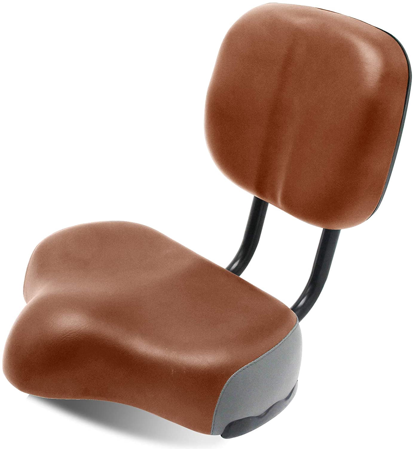 bicycle saddle seat with backrest