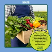 Wiggle Worm 100% Pure Organic Mineral-Dense Worm Castings Fertilizer, 15lbs, 4 Pack - Improves Soil Fertility and Aeration for Growing Better Houseplants, Vegetables, and More