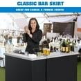 thumbnail image 4 of GoBar Portable Double Bar Table Set - Mobile Bartender Station for Events - Includes Carrying Case, 4 of 6