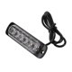 thumbnail image 4 of Lámpara Luz estroboscópica de advertencia de emergencia del vehículo de la barra de luz de flash delgada de 6 LED (rojo) Ehuebsd Nuevos Originales, 4 of 6
