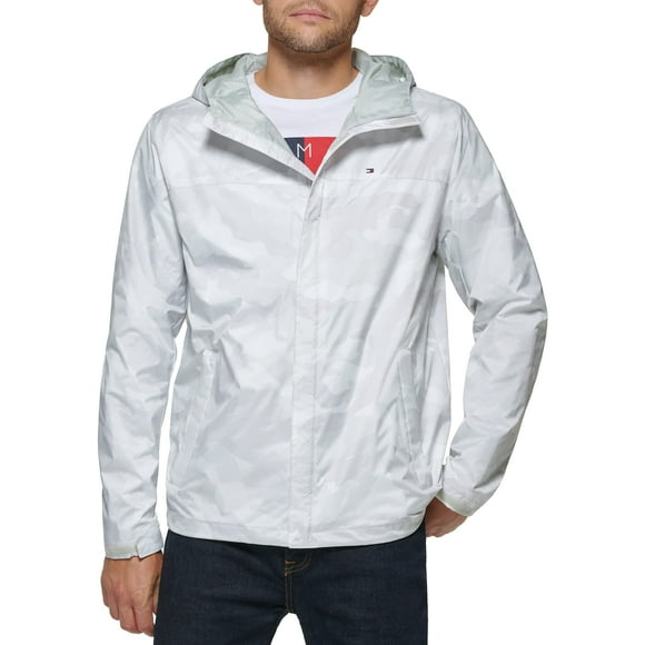 Chaqueta Tommy Hilfiger ligera impermeable con capucha para hombre