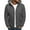 Gray, variant on Pitauce Winter Jackets for Men Casual Lightweight Hooded Jacket Zip Up Warm Quilted Coat with Pockets