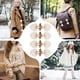 thumbnail image 4 of Qarigey 4 piezas de artesanía fina, abrigos pequeños de piel sintética con botones, chaquetas, botones, moda Premium Accesorios de disfraces, 4 of 6