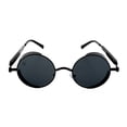 thumbnail image 1 of Baroc Vintage Star Black Lentes de Sol Redondos Metálicos UV400 Estilo Retro, 1 of 4
