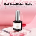 thumbnail image 5 of modelones Builder Gel for Nails, Jelly Pink 6 in One Nude Rubber Base Coat Strengthen Apex Building Extension Long Lasting Protect Soak Off U V Color Base Gel Manicure for Fragile Nails Art Home DIY, 5 of 9