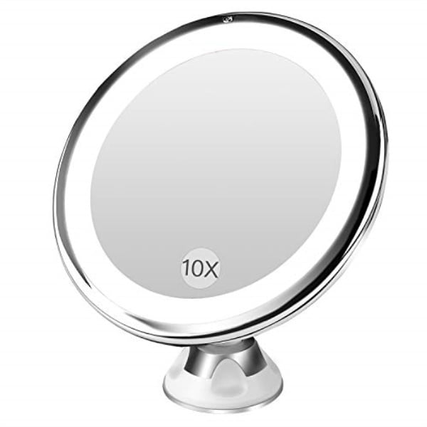 bestope 10x magnifying lighted vanity makeup mirror with 16 led lights
