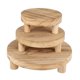thumbnail image 1 of 3 soportes de madera para plantas, soportes para macetas, rústicos y multifuncionales. Marrón claro, 1 of 9