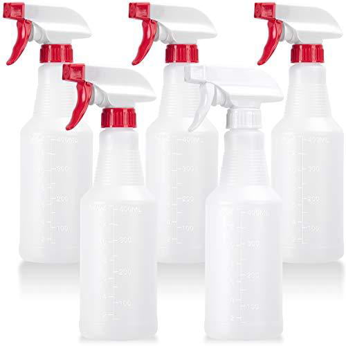 - Adjustable Nozzle Spray Bottle 5 Pack,16 Oz Mist & Stream Mode 