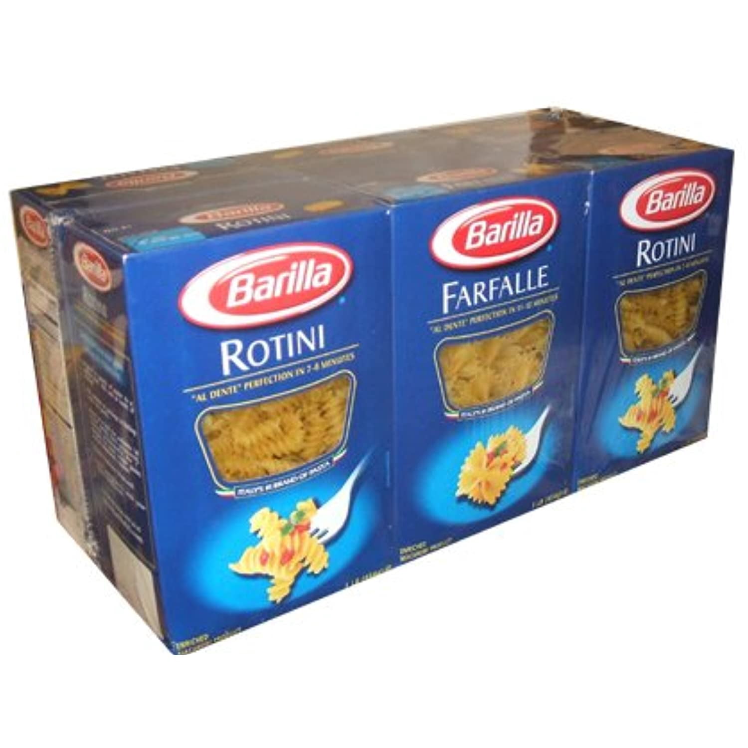 Barilla Pasta Rotini And Farfalle Value Pack 3 Farfalle And 3 Rotini 1
