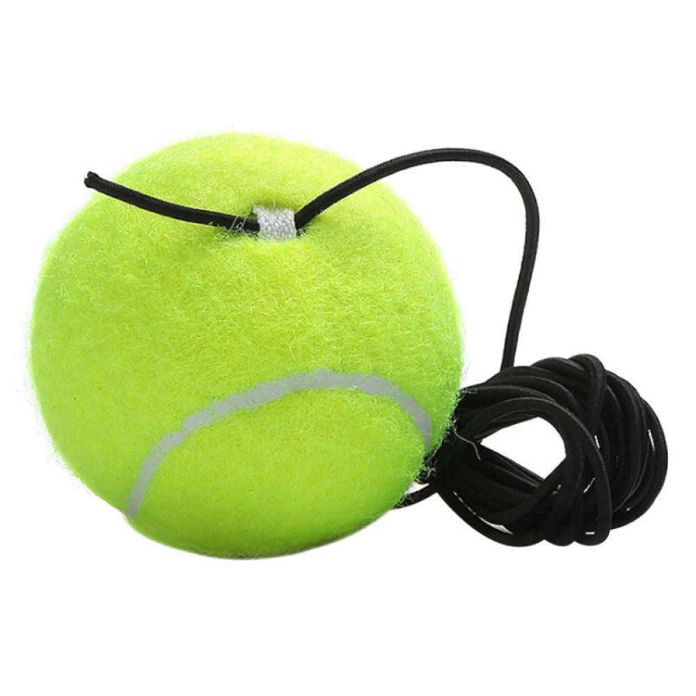 Tennis Trainer Rebound Baseboard with 4 Long Rope Balls Tennis Practice Tennis Trainer Equipment for Kids Adults Beginners Tennis Training Tool Great for Singles Training 