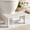 White, variant on Natural Bamboo Toilet Stool Squat 9 Inch, Non-Slip Stable Wooden Potty Step Stool for Adults, Portable Bathroom Step Stool, Promotes Healthy Squatting Posture, 2 Pack