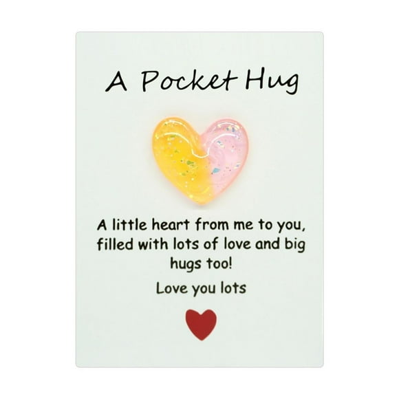 ViLaViDe Children's School Valentine's Day Cards Children's Valentine's Day Gifts With Heart Shaped Resin Stones Classroom's Day Exchange Gifts Children's Classroom Valen