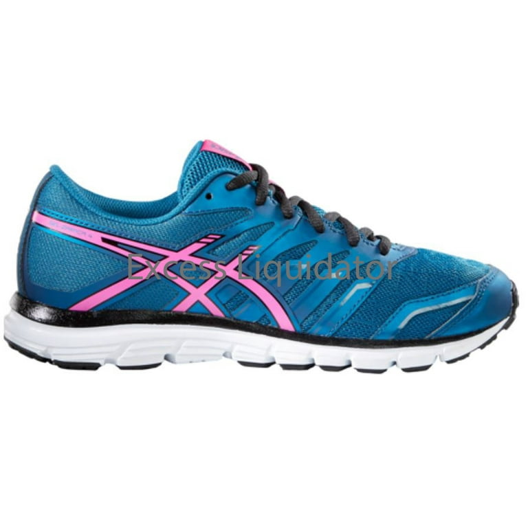 ASICS Women's Gel Zaraca 4 Shoes (Mosaic Blue/Pink Glow/Onyx, US 7.5) - Walmart.com