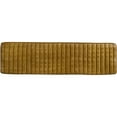 thumbnail image 4 of JERFIT Camel and Black Tufted Cushion Side Bench, 4 of 7