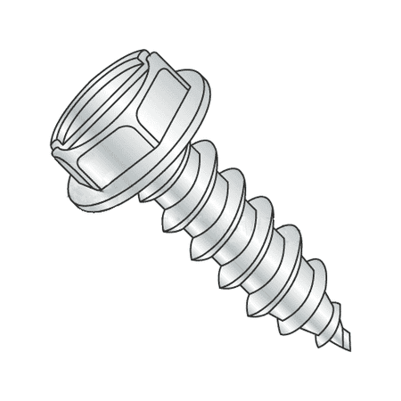 

#8-18 x 5/8 Type AB Self-Tapping Screws / Slotted / Hex Washer / Steel / Zinc Plating (Quantity: 11000 pcs)