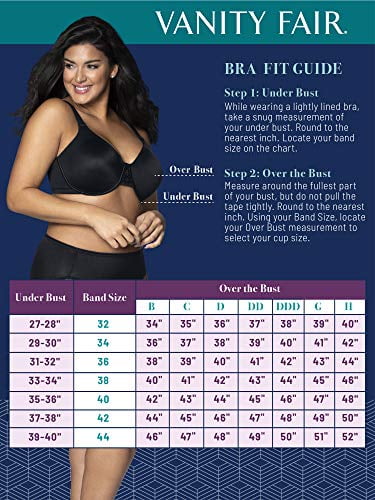 Vanity Fair Women S Beauty Back Full Figure Underwire Minimizer Bra Style Walmart Com