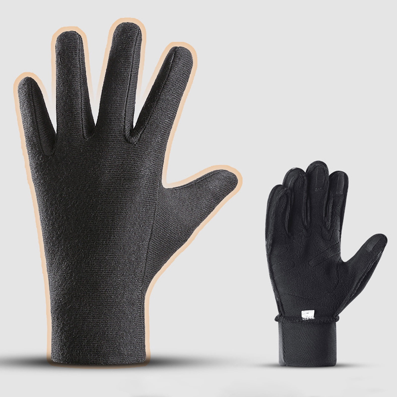 ZUKMRJPC Heated Gloves for Men Windproof Waterproof Rechargeable Heated Gloves Winter for Outdoor Working Hiking Motorcycling Cycling Skiing
