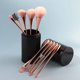thumbnail image 1 of Juego de 10 brochas de maquillaje Brillar Oro Rosa y Blanco, 1 of 5
