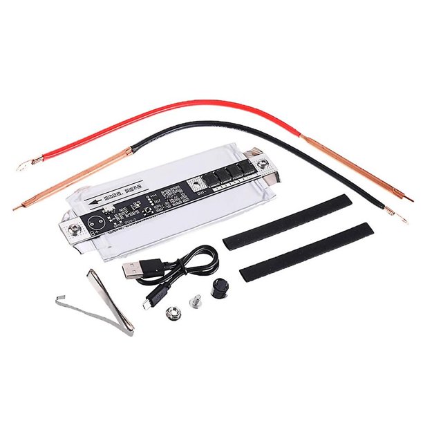 Gray Mini soldador por puntos portátil Diy, máquina de soldadura de 3,7-4,2 v, equipo de soldadura multiusos, Kit de herramientas prácticas