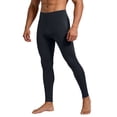thumbnail image 2 of BUWTTED Mens Casual Pants High Performance Compression with Side Pockets Gym Running Cycling Athletic Training Black Pants L, 2 of 6