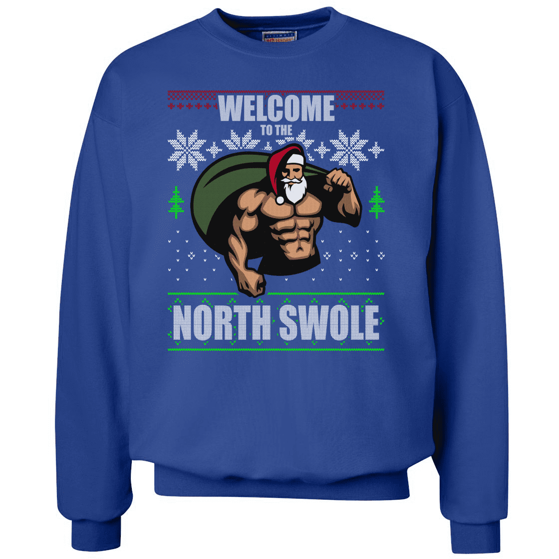 swole christmas sweaters