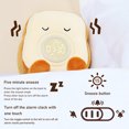 thumbnail image 4 of Despertador infantil con control del sueño y luz nocturna | Reloj digital recargable para niños | Diseño adorable y cálido, 4 tonos de llamada, 2 alarmas, pantalla LED | Decoración para dormitorio, 4 of 8