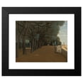 thumbnail image 2 of Jean-Baptiste-Camille Corot 18x15 Black Modern Framed Museum Art Print Titled - Rome; Terrasse De La Villa Pamphili, 2 of 5
