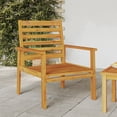 thumbnail image 3 of vidaXL Patio Sofa Chair 2pcs Solid Wood Acacia, 3 of 9