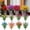 A, variant on zhonghuaying Flower Bunches, Colorful Outdoor Flower Picks, All-Season Floral Sprays