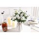 thumbnail image 1 of Nvzi Flores artificiales, margaritas de seda, margaritas artificiales para decoración del hogar, decoración de bodas (blancas, 2 unidades), 1 of 5
