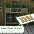 thumbnail image 5 of Outsunny Raised Garden Bed, Elevated Wood Planter Box with Legs and Storage Shelf for Backyard, Patio, Balcony for Vegetables, Herbs, and Flowers, 5 of 9