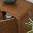 thumbnail image 5 of Waterflute Sideboard Cabinet in Walnut, 5 of 10