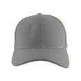 thumbnail image 2 of Blank Fitted Curved Cap Hat, Gray 7 7/8, 2 of 2