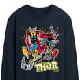 thumbnail image 3 of Marvel Thor - Stickers Style - Men's Long Sleeve Graphic T-Shirt, 3 of 5