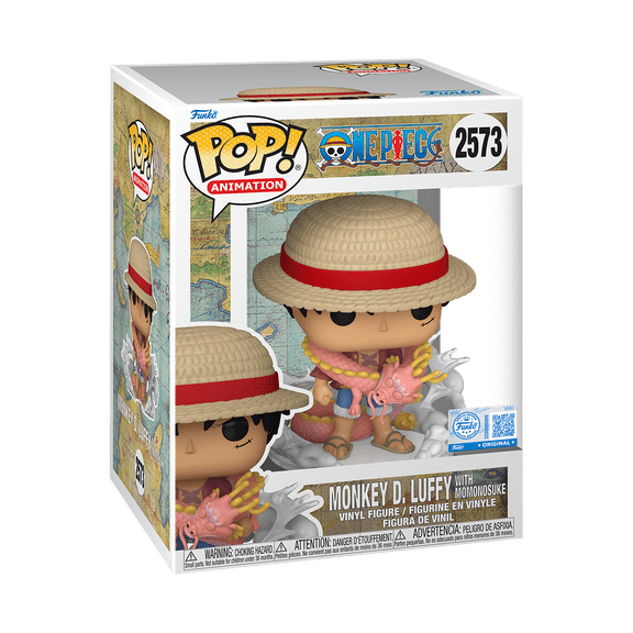 Funko POP! Premium: One Piece - Luffy with Momonosuke Walmart Exclusive Collectible Vinyl Figure