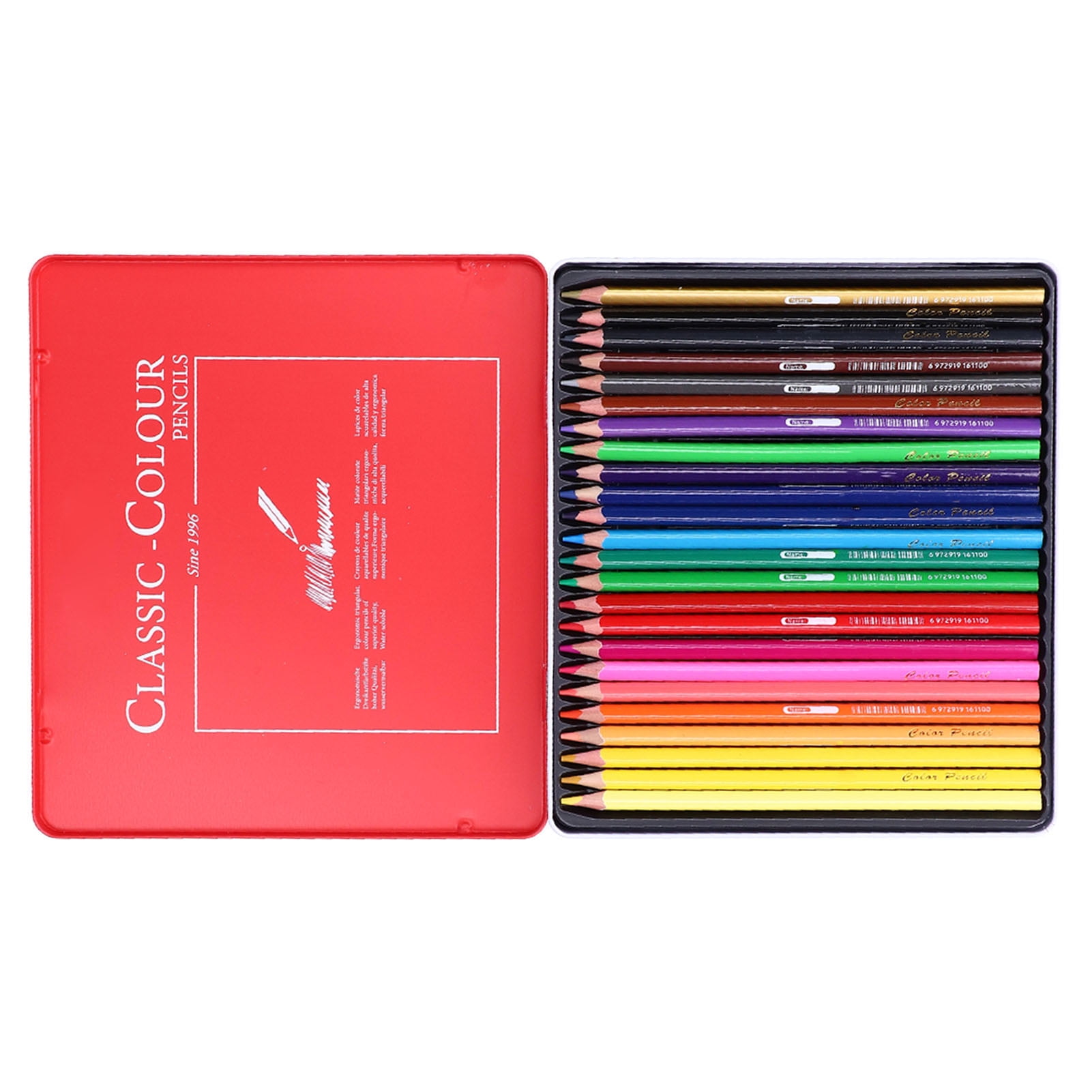 Colored Pencil Set, High Color Rendering Oily Colored Pencil Uniform
