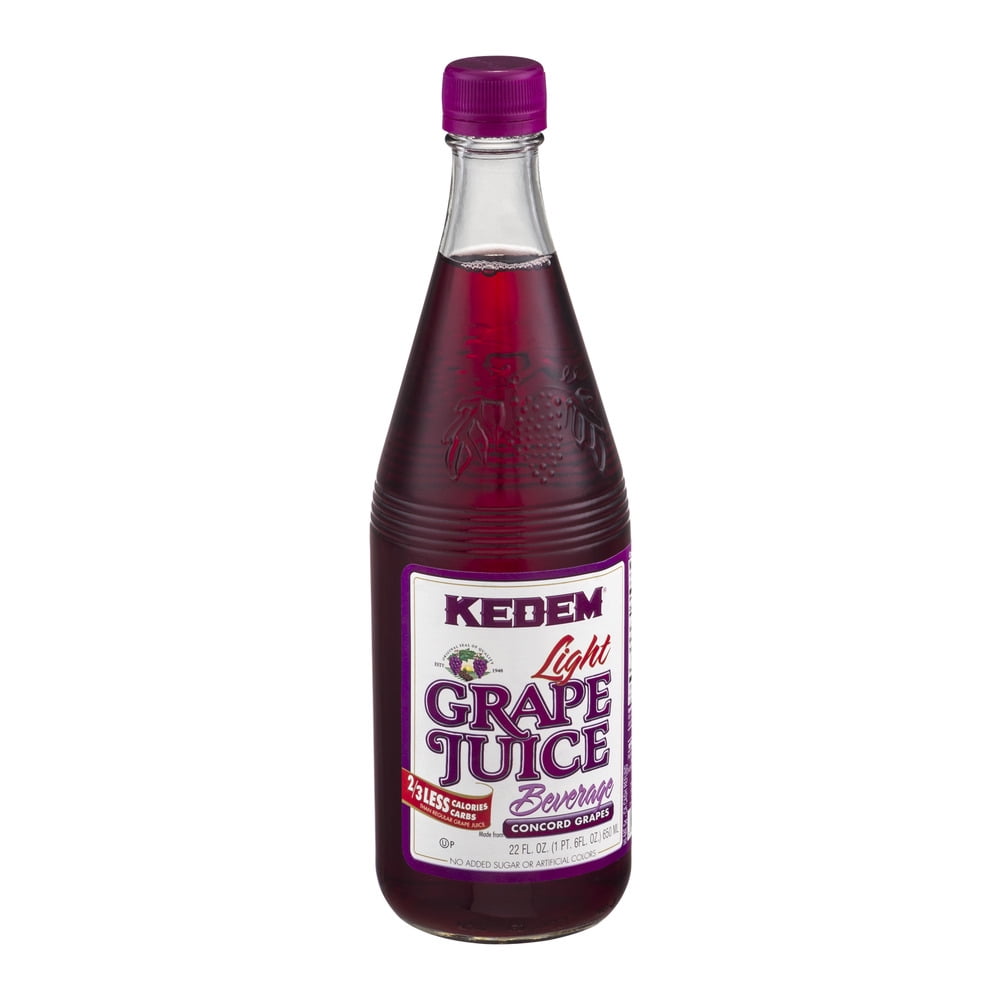 Kedem Light Concord Grape Juice, 22 Oz