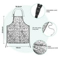 thumbnail image 7 of Doodle Sports Icons Pattern Kids Aprons for Girls and Boys,Adjustable Neck Strap Toddler Aprons for Kids Cooking Baking, 7 of 7