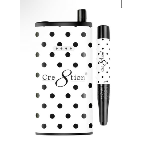 Cre8tion Portable Electric Nail Drill Machine 35000 RPM, Compact Efile Electrical Professional File Kit for Acrylic Gel Nails