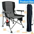 thumbnail image 5 of Camping Chairs Clearance for Adults, Portable Folding Lawn Chairs for Outdoor, Set of 2, 5 of 7