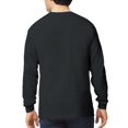 thumbnail image 3 of Gildan Long Sleeve T-Shirt for Men, Arts & Crafts, 100% Heavy Cotton Comfortable Tee, Black, S, 3 of 5